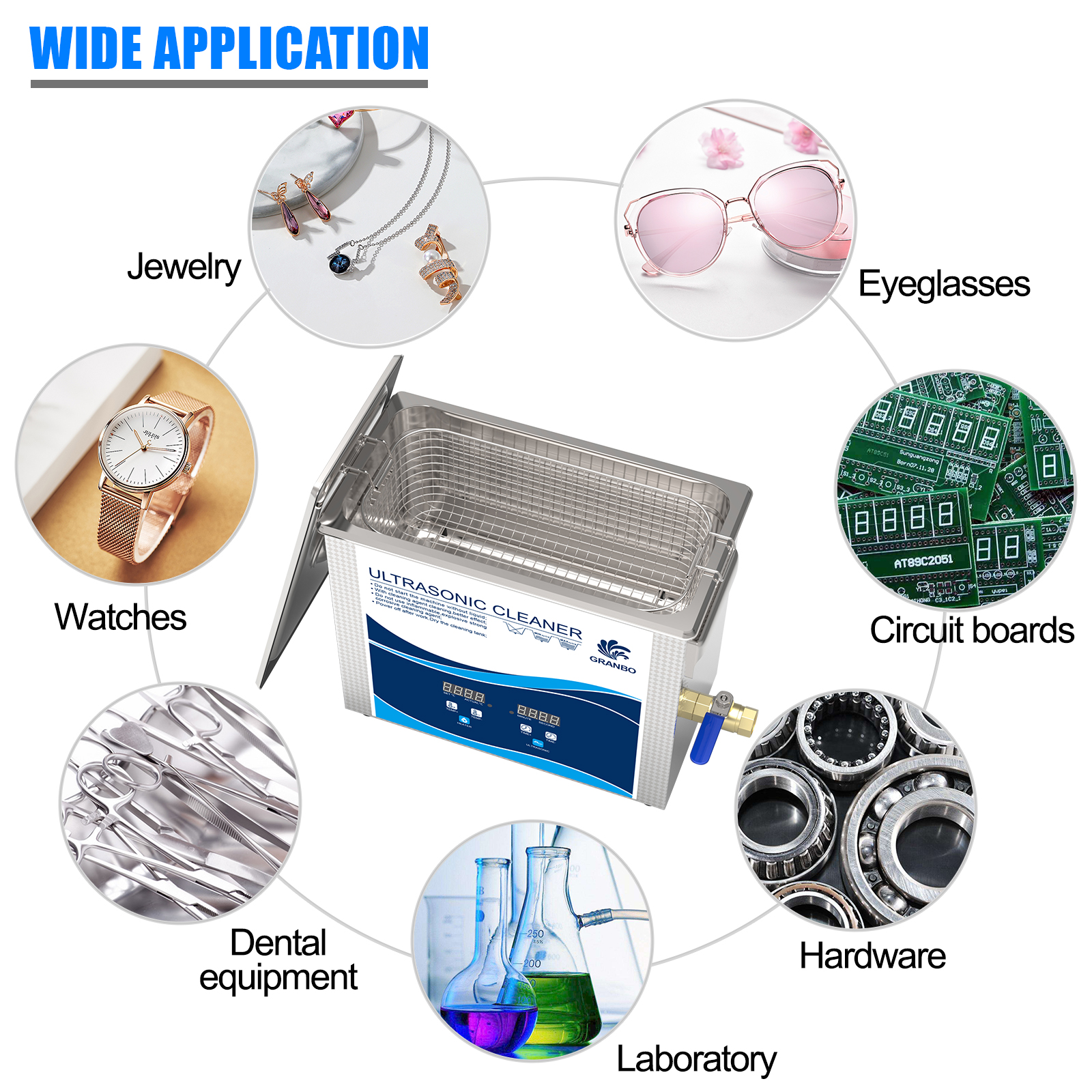 Ultrasonic cleaning machine Rust removal Hardware/Auto parts